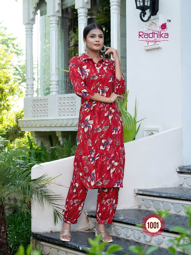 Radhika Floral Vol 1 Afghani Style Co Ord Set Kurtis Catalog